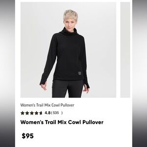 Outdoor research trail mix cowl neck fleece